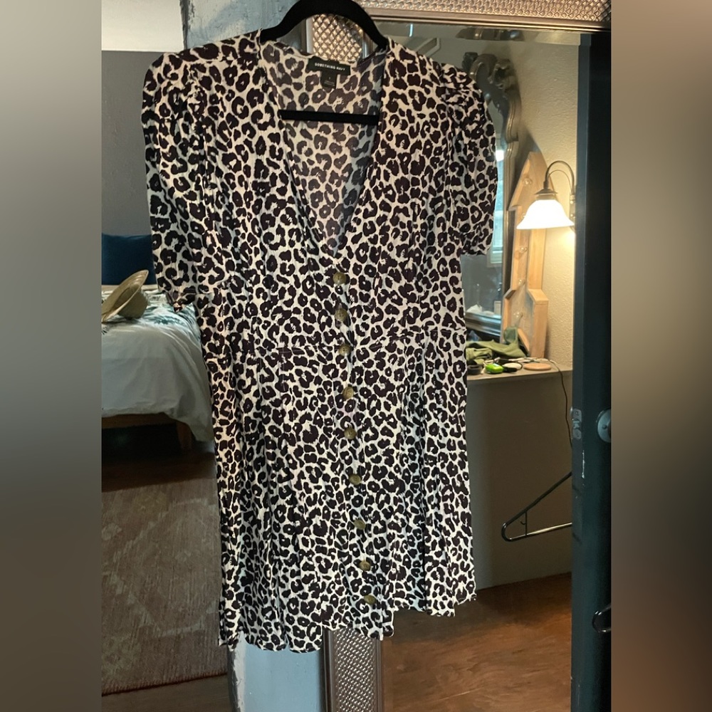 Cheetah print dress